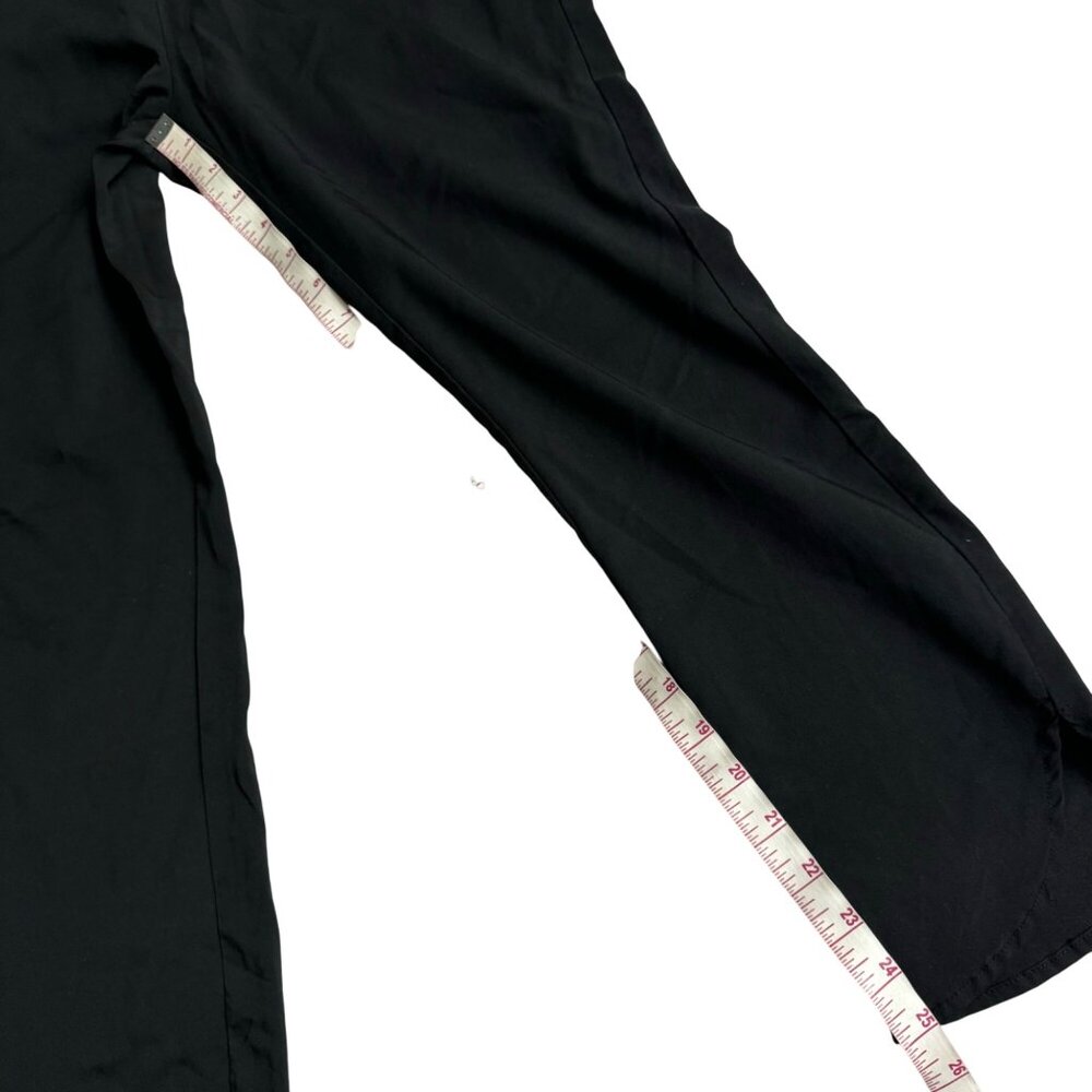 Marine Layer Allison Black Cropped Pants Small elastic waist light weight New - Picture 7 of 14